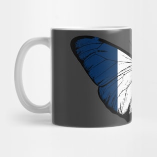 Vintage France Butterfly Moth | Pray For France and Stand with France Mug